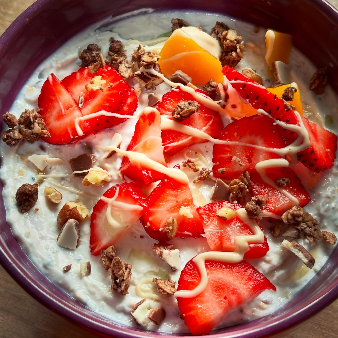 Breakfast for dinner? Why not?

#zicemami #yoghurtbowl #yoghurtandfruit #yoghurtandeverything #healthyeating